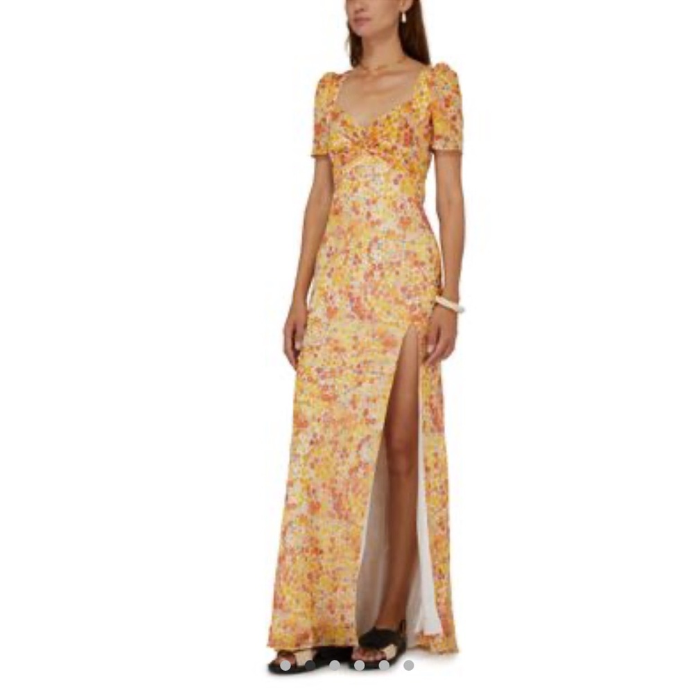 Worn once Staud long lea dress